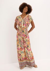 Jerseykleid aus softem Vikose-Mix, beige, Gr&ouml;&szlig;e 48/50 (XL), bonprix