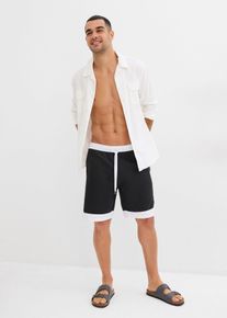 Badeshorts Herren, schwarz, Gr&ouml;&szlig;e 52/54 (L), bonprix