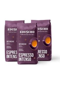 EDUSCHO Espresso Intenso - 3 x 1kg kawa ziarnista - Intenzita: 5/5