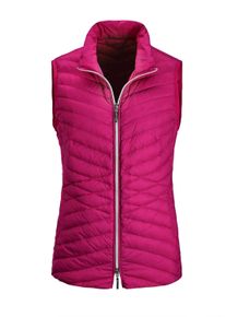 Kurzweste GOLDNER "Kurzgr&ouml;&szlig;e Taillierte Daunenweste, leicht gef&uuml;ttert", Damen, Gr. 23, rosa (pink), Obermaterial: 100% Polyamid PA., Modisch, Westen Kurzweste, Mit taillenformenden Steppmuster