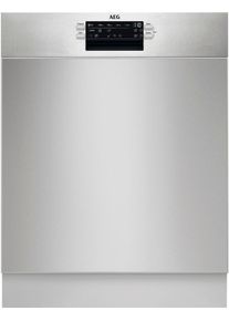 AEG Unterbaugeschirrsp&uuml;ler "FUS6491AZM", Energieeffizienz: C, silber (silberfarben), B:59,6cm H:81,8cm T:57,5cm, Geschirrsp&uuml;ler, Unterbaugeschirrsp&uuml;ler