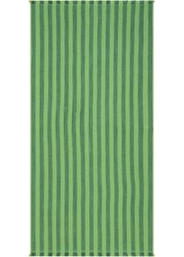 Strandtuch Egeria "Pestemal", gr&uuml;n, B:80cm L:180cm, gewebte Ware, Obermaterial: 65% Baumwolle, 20% Polyester, 15% Viskose, Handt&uuml;cher, Strandtuch, 80x180 cm, mit Fransen