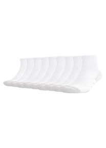 Kurzsocken adidas originals "Socken Essentials Climacool Quarter Socken 9P 9er Pack", Damen, Gr. 43-45, wei&szlig;, Obermaterial: 61% Polyester PES. 35% Baumwolle CO. 3% Elasthan EL. 1% Polyamid PA., Socken Kurzsocken