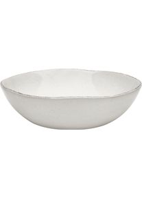 Pastateller Van Well "Urban, tiefer Teller 19 cm, 6 St&uuml;ck", beige (creme), H:5,5cm &Oslash;:19cm, Steinzeug, Speiseteller, Pastateller, Teller Set, sp&uuml;lmaschinen- und mikrowellengeeignet