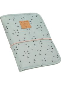 L&auml;ssig Windeltasche L&Auml;SSIG "Casual, Changing Pouch, Floral Mint", Baby, Gr. B/H/T: 18cm x 25,5cm x 2,5cm, gr&uuml;n (mint), Polyester, Taschen Windeltasche, PETA-approved vegan