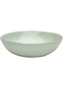 Pastateller Van Well "Urban, tiefer Teller 19 cm, 6 St&uuml;ck", gr&uuml;n, H:5,5cm &Oslash;:19cm, Steinzeug, Speiseteller, Pastateller, Teller Set, sp&uuml;lmaschinen- und mikrowellengeeignet