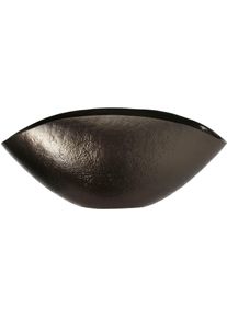 Schale Leonardo "COMO", braun, B:38cm H:16cm T:20cm, Glas, Sch&uuml;sseln, Schale, 38x20cm, Kalk-Natron-Glas