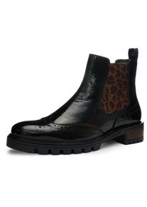 Chelseaboots Ara "TULSA", Damen, Gr. 3,5 (36), schwarz, Elastischer Einsatz, Lackleder, gl&auml;nzend, Schuhe Chelseaboots, Boots, Winterboots in Weite G (= weit)