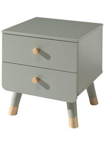 Nachttisch Vipack "Billy", gr&uuml;n (olive gr&uuml;n), B:43cm H:45,2cm T:40cm, Tische, Nachttisch
