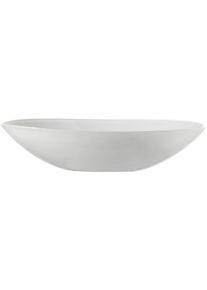 Schale Leonardo "ALABASTRO", wei&szlig;, B:32cm H:9cm T:22cm, Glas, Sch&uuml;sseln, Schale, oval, 32 cm