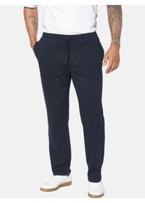 Jogginghose Jan Vanderstorm "Jogginghose INGBERG", Herren, Gr. 3XL, N-Gr, blau (dunkelblau), Obermaterial: 82% Baumwolle CO. 18% Polyester COOLMAX PES(Coolmax)., Hosen Jogginghose