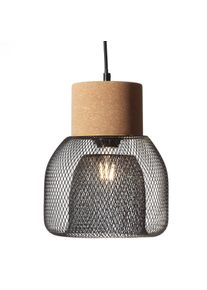 Brilliant Pendelleuchte "Flaka", schwarz (schwarz matt), 1, &Oslash; 22cm H: 115cm, 1 Stk., Leuchten, 1flg schwarz matt, Pendelleuchte