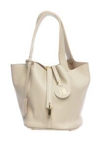 Anna Luchini Beige Rundleer Tas