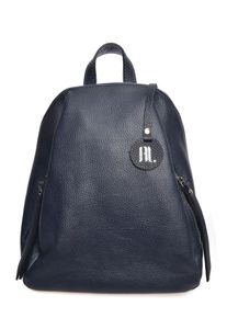 Anna Luchini Blauw Rundleer Tas