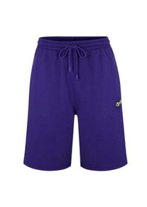 Off-White Unisex Arrow Logo Sweat Shorts voor volwassenen (Paars)