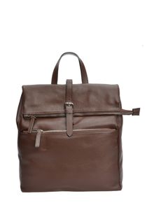 Anna Luchini Chocolade Rundleer Tas