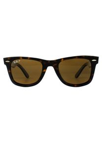 Ray-ban rechthoek unisex schildpad bruin gepolariseerde zonnebril