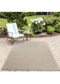 Muratap Natur vloerkleed basili buitenkleed sisal laagpolig indoor en outdoor 240x340 cm