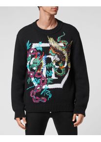 Pullover Ronde Hals Tattoo