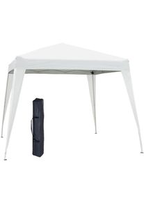 4goodz Inklapbare partytent 240x240 cm voor tuin en feest 840-159wt wit