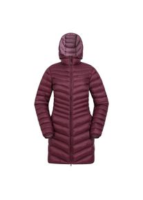 Mountain Warehouse Dames/Dames Florence lange gewatteerde jas (Bourgondi&euml;)
