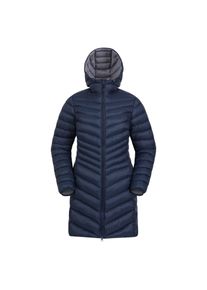 Mountain Warehouse Dames/Dames Florence lange gewatteerde jas (Marine)