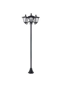 4goodz Tuinlantaarn solar 3-vlammige 182.5cm ip44 voor tuin