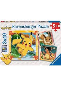 Ravensburger Pok&eacute;mon 3x49p - 5+