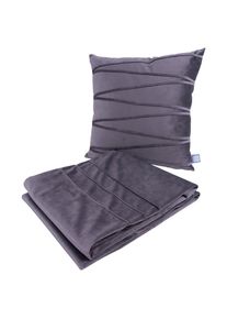 M&Ouml;BELIX M&ouml;belix , Graphitfarben , Textil , Retro , F&uuml;llung: Polyester , 130x170x1.7 cm , Heimtextilien, Wohntextilien, Kissen, Zierkissen