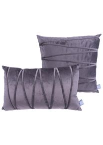 M&Ouml;BELIX M&ouml;belix , Graphitfarben , Textil , F&uuml;llung: Polyester,Polyester , 30x45 cm , hochwertige Qualit&auml;t , Heimtextilien, Wohntextilien, Kissen, Zierkissen