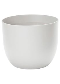 &Uuml;bertopf Wei&szlig; matt