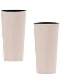 siena GARDEN &Uuml;bertopf-Set Creme, 2-teilig