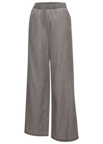 H.I.S. Damen Schlupfhose in grau ,Gr&ouml;&szlig;e 36/38, Witt, 65% Lyocell, 35% Baumwolle