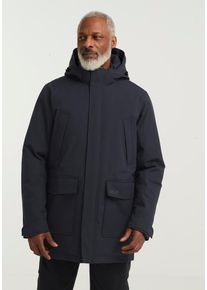 Funktionsparka Jack Wolfskin "CANYON SHIELD PARKA M", Herren, Gr. L (52), blau (schwarznavy), Obermaterial: 100% Polyamid. F&uuml;llung: 100% Polyester. Futter: 100% Polyester, Jacken Funktionsparka