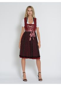 Dirndl JCC "Dirndl 31023115", Damen, Gr. 50, EURO, lila (berry), Obermaterial: 100% Baumwolle CO. Futter: 100% Baumwolle CO., Kleider Dirndl