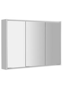 SAPHO - BATU galerka 100x71x15cm, 2x LED osvetlenie, biela lesk 1141130