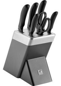 Messerblock Zwilling "Style", grau, L:24,7cm, Messerbl&ouml;cke, Messerblock, selbstsch&auml;rfend, KiS Technologie, Eisgeh&auml;rtete FRIODUR Klingen