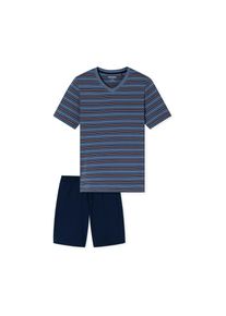 Schiesser r&ouml;vidnadr&aacute;gos pizsama - f&eacute;rfi - m&eacute;ret L - k&eacute;k/cs&iacute;kos