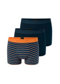 3 Schiesser boxerals&oacute; - f&eacute;rfi - m&eacute;ret L/6 - fekete/cs&iacute;kos