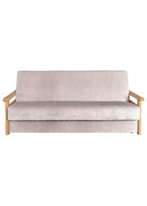 P & B , Rosa , Textil , Eiche,Eiche , vollmassiv,vollmassiv , 220x90x90 cm , Liegefunktion , Wohnzimmer, Sofas & Couches, Sofas, 2er Sofas