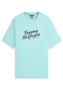 Duże Rozmiary - Tommy Hilfiger - T-Shirt z nadrukiem z przodu, Regular Fit - 4XL
