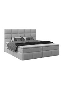 M&Ouml;BELIX M&ouml;belix , Grau , Textil , H2 , 160x200 cm , Matratze, mit Schubk&auml;sten , Schlafzimmer, Betten, Polsterbetten