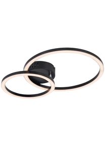 LED-Deckenleuchte Rundi Schwarz matt max. 16 Watt Deckenlampe