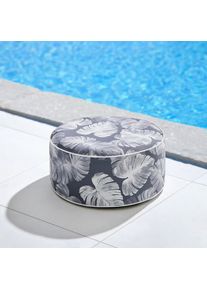 Pouf Cassy Grau ca. 53x23 cm