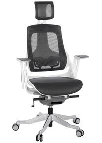 Drehstuhl Spektre Grau/Wei&szlig; ca. 67x116x54cm