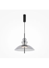 Maytoni Pendelleuchte Bangkok Grau/Schwarz max. 12 Watt