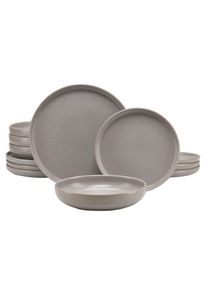 Creatable Tafelservice Uno Grau, 12-teilig