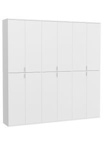 Dreht&uuml;renschrank Projekt X ca. 183x193 cm Wei&szlig;