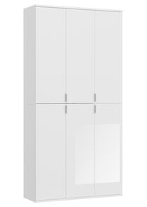 Dreht&uuml;renschrank Projekt X ca. 91x193 cm Wei&szlig;