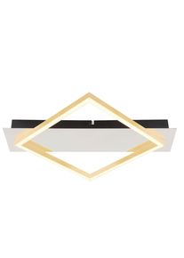 Globo LED-Deckenleuchte Lesina Goldfarben/Schwarz Max 12 Watt Deckenlampe